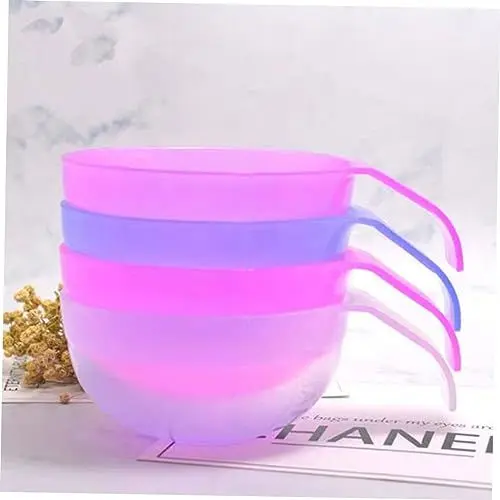 Produktbild: minkissy 5er-set Gesichtsmaskenschalen Mit Beauty-schalen-set Für Masken Tragbar Leicht Zu Tragen Für Frauen Zufällige Farbe