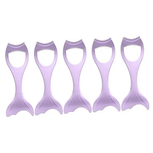 Produktbild: minkissy Mascara Kunststoffbürste 5 Stück Mascara-pinsel Rosa Eyeliner-make-up-werkzeuge Silikon-make-up-pinsel Eyeliner-schablonen Mascara-schild- Schutz Wimpernschild Zum Auftragen Von Wimpern