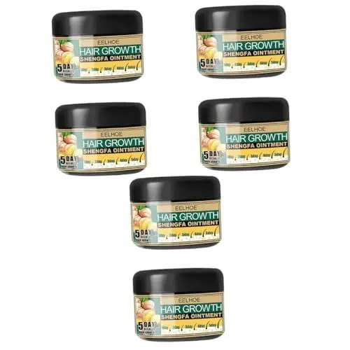 Produktbild: minkissy 6 Kisten Haarcreme Lotion Haarprodukte Haarpaste Haarwachstumssalbe Haarwachstumsprodukt Wachstum Haar Salbe Haarwachstumscreme Wachstum Haar Creme Abs Wesen Nähren