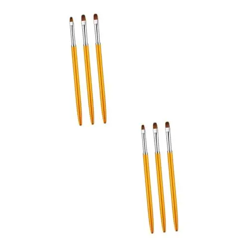 Produktbild: minkissy 6 Stk Nageldekorationswerkzeug Nagelwerkzeuge Nägel Nagelpinsel aus Acryl Maniküre-Werkzeuge Dekorationswerkzeuge 3d Nagelkunststift Maniküre-Zubehör Lichttherapie-Stift Nagelstift