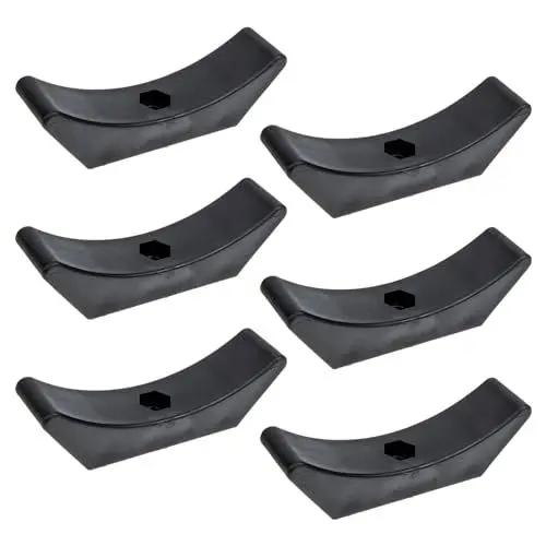 Produktbild: minkissy 6 Stück Hantelständer Ersatz-Hantelständer 146 Mm Hantelständer Für Heim-Fitnessstudio-Schwarz