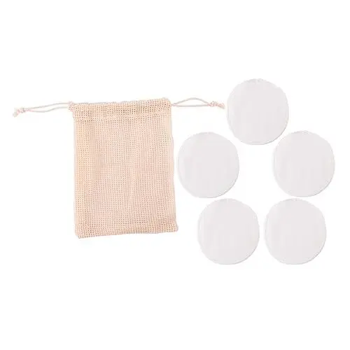Produktbild: minkissy 6st Wattepad Für Das Gesicht Make-up-entferner Rund Make-up-entferner-tuch Gesichtspads Wiederverwendbar Kosmetische Puderquaste Abschminkpads Reinigungswatte Makeup Entferner
