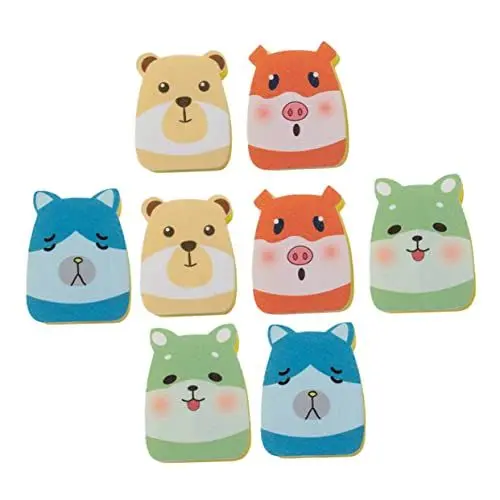 Produktbild: minkissy 8St Schwamm Schwämme Haushalt Scheuertücher Geschirrwäscher Waschbar Kitchen Sponge Dish Sponge Cleaning Sponge reinigungsbürste Wohnaccessoire austauschbarer Geschirrreiniger