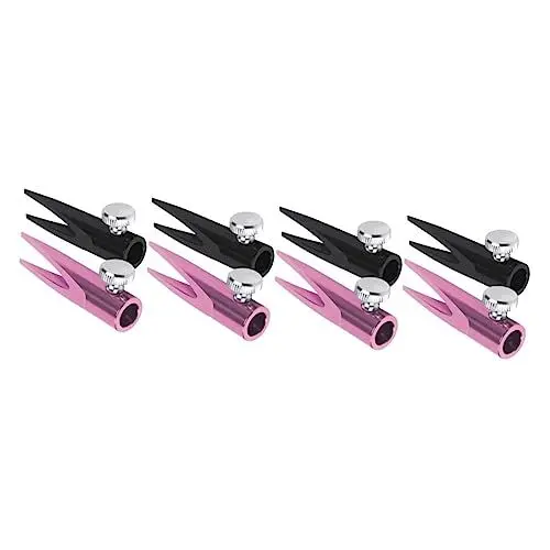 Produktbild: minkissy 8 Stk Zylindrischer Bleistiftspitzer Anspitzer Für Lippenkonturenstifte Lipliner-spitzer Augenbrauenschärfer Schulspitzer Eyeliner-spitzer Student Universal- Aluminiumlegierung