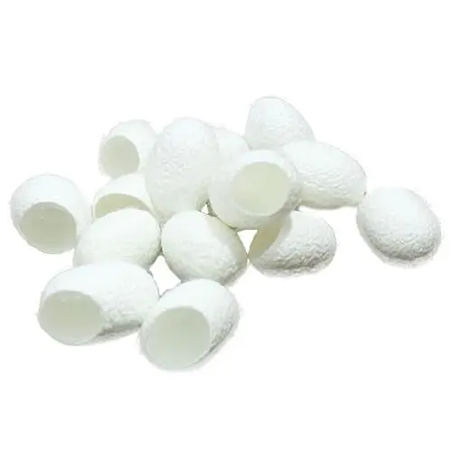 Produktbild: minkissy 90st Seidenkokons Hautpflege-peeling Gesichtsmassageschwamm Gesichtsschwämme Gesichtsreiniger Seidenraupe Reinigen Gesichtsmassage Liefert Gesichtsreinigungsprodukte Kosmetik Weiß