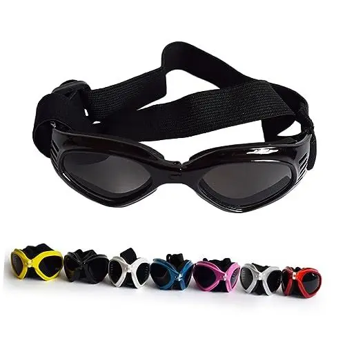 Produktbild: minkissy Allzweckbrille universelle Sonnenbrille Universal- Hundebrille Winddichte Brille schnapsgläser Sonnenbrillen für Haustiere Hund Sonnenbrille der Hund kleine und mittelgroße Hunde