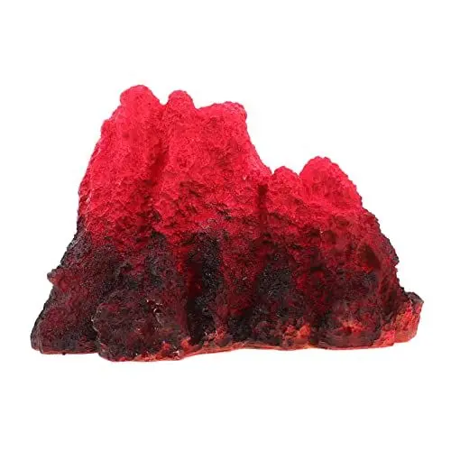 Produktbild: minkissy Aquarium Dekoration Axolotl Zubehör Lavasteine Aquarium Terrarium Deko Aquarium Ausströmer Künstliches Aquarium Terrarium Zubehör Aquarium Sauerstoffpumpe Steingarten Harz