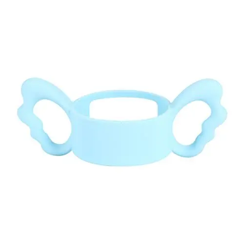 Produktbild: minkissy Babyflaschengriff 6cm Weithals Griff Für Milchflasche Lebensmittelecht Ergonomisches Design Blau Für Babys Und Kleinkinder