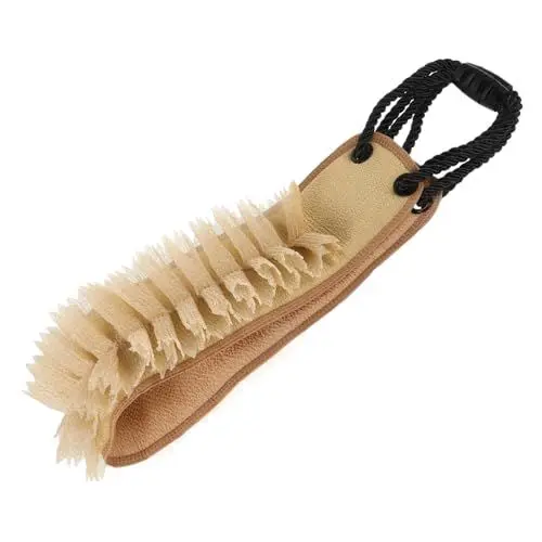 Produktbild: minkissy Badetuch hautpflege hautreinigung körperbürste rückenbürste Rückenschrubber für die Dusche Peeling-Körperpeeling Handtuch Schrubber Peeling-Rückenwäscher Viskosestoff Beige