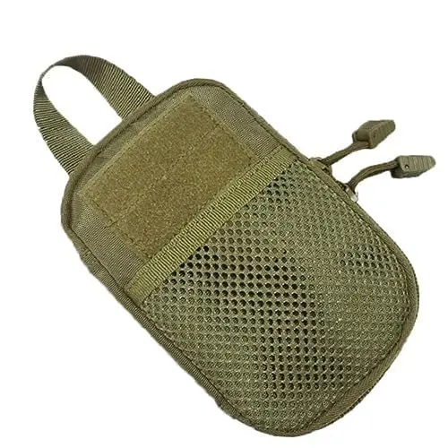 Produktbild: minkissy Erste-hilfe-tasche Verstauen Aufbewahrungstasche Medizinische Tasche Rettungstasche Überlebenstasche Ersthelfertasche Leer Aufbewahrungsbeutel Für Medikamente Reisetasche Green