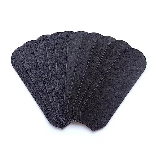 Produktbild: minkissy Fußfeile pediküre werkzeug callus remover Fußraspel fußpflege zubehör Fußpflege-Zubehör Hornhautfeile Pediküre-Werkzeug Fußpflegeset Füße raspeln Black