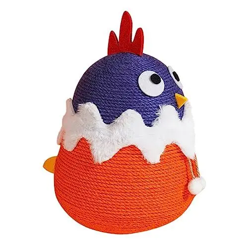 Produktbild: minkissy Lustiges Katzenspielzeug Hasenspielzeug Für Katzenbürste Spielzeug Für Hasen Katzenpuppe Anti-kratz-matte Eckkratzer Für Katzen Spielzeug Für Küken Kratzfest Sisal Katzenzubehör