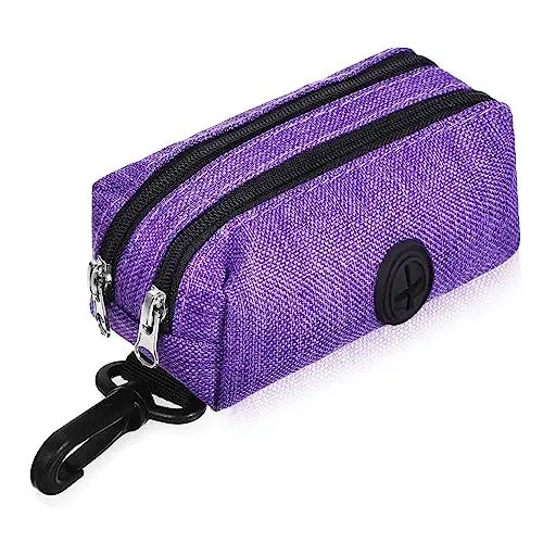 Produktbild: minkissy Müllsack Haustierkotbeutel Für Draußen Hundekot Halter Spender Für Hundekotbeutel Hundekothalter Für Die Leine Welpe Kotbeutelspender Für Leine Hundetaschenspender Oxford-Stoff