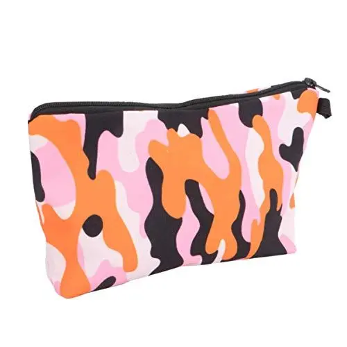 Produktbild: minkissy Multifunktions-Kosmetiktasche Camouflage-Muster Tragbar Make-up-Tasche Reise-Organizer Aus Hochwertigem Material Langlebig Und Praktisch