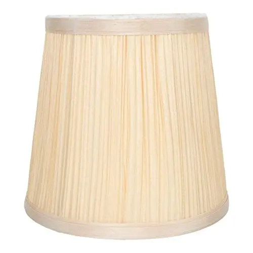 Produktbild: minkissy Plissee Lampenschirm Tuch Falten Plissee Lampenschirm Stoffschirm Lampenabdeckung für Tischlampe Wandlampe Stehlampe Wandleuchte Pendelleuchte Kronleuchter Deckenleuchte Lampenschirm Plissee