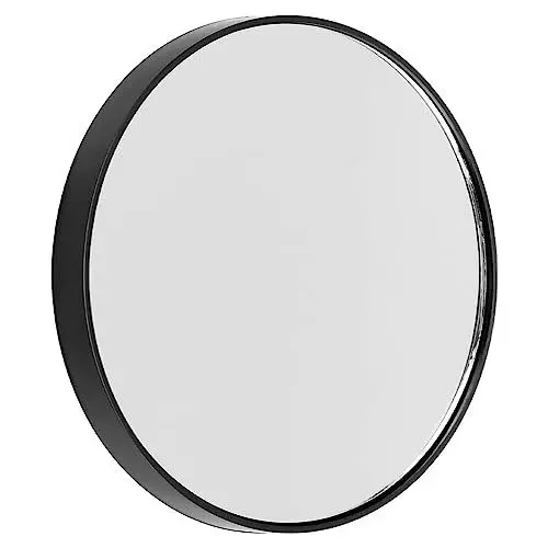 Produktbild: minkissy 5 X Schminkspiegel Aus Glas Tragbar Kompakt Rund Für Detailarbeiten Badezimmer Oder Schlafzimmer 7 5 cm