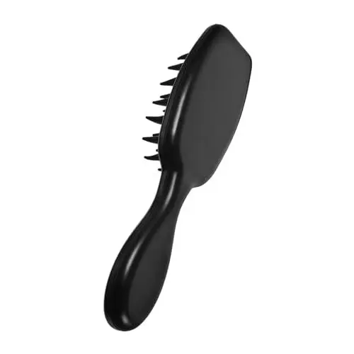 Produktbild: minkissy Shampoo-Massagekamm Kamm waschen Weiche Borsten zum Peeling der Kopfhaut haarentwirrungsbürste scalp massage brush Haarshampoo Massagegerät Duschbürste für Haare Shampoo-Kamm klein