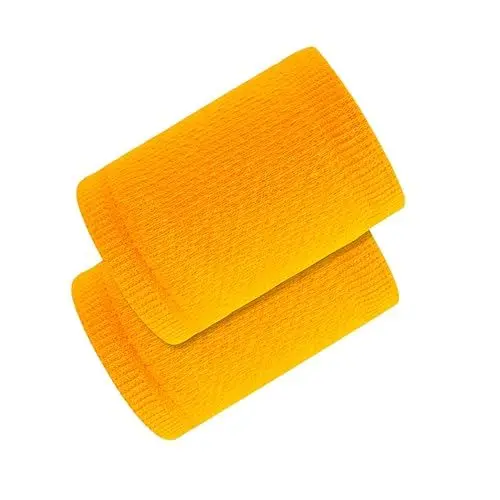 Produktbild: minkissy Sport Kompressions Handgelenkband Atmungsaktiv Elastisch Schutz Fitness Handgelenkstütze für Volleyball Basketball Jogging Orange
