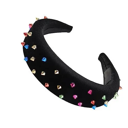 Produktbild: minkissy Stirnband modische Stirnbänder Haarbänder für Damenhaar stylische stirnbänder für damen Kosmetik Haarband aus Schwamm gepolsterte Stirnbänder breites Haarband für Mädchen Fräulein
