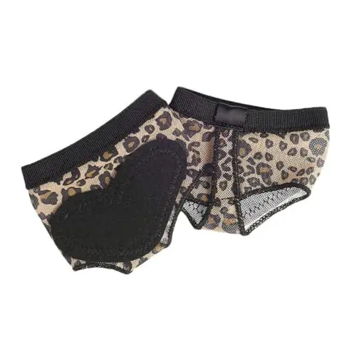 Produktbild: minkissy 4 Paar Hautfreundliche Atmungsaktive Tanzsocken Für Damen Halbhandschuhe Fersenschutzkissen Für Das Gymnastiktraining