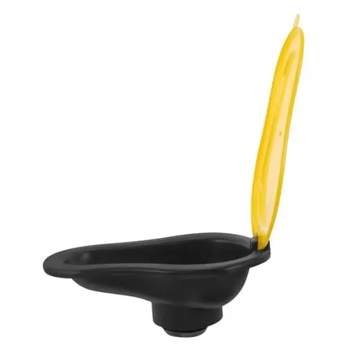 Produktbild: minkissy Tragbare Toilette Outdoor Camping Behelfstoilette Hocktoilette Mit Deckel Für Baustellen Und Reisen Eimer Mit Abdeckung Urineimer Robustes Material Einfach Zu Bedienen