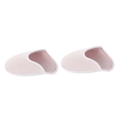 Produktbild: minkissy Zehenkappen zehenschutz ballett zubehör Spitzenschuhe für Mädchen Spitze Ballettschuhe gelt schuhdeo Zehenspitzenkappen tanzen Zehenspitzen tanzen Elastizität spitzer Hut Rosa