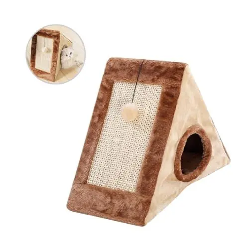 Produktbild: minkissy katzenhöhle katzenmöbel katzebaum katzenbäume cat Bed cat cave Spielzeug Kratzbaum Katzenkratzbrett die Katze Klettergerüst für Katzen Haustierbett Katzennest Katzenzubehör Hölzern