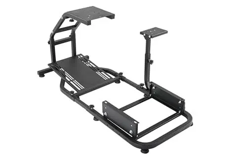 Produktbild: Minneer Racing Simulation Cockpit Fit for Logitech G29,G920,G923 Thrustmaster T-GT II,T150,T80 Adjustable Steering Wheel Game Stand Steering Wheel,Handbrake and Pedal Not Included