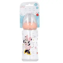 Produktbild: Minnie Mouse 3-Position 360ml Runde Silikonflasche mit Anti-Schwellung System (Disney Baby)