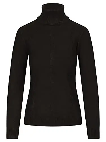 Produktbild: Mint & Mia Damen Strickpullover Pullover Sweater, Schwarz, 40 EU