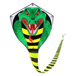 Produktbild: Mint's Colorful Life 49ft Groß Drachen für Kinder und Erwachsene Drachen einleiner,Kobra-Drachen mit langem Schwanz, Drachen Schnur und Spule enthalten