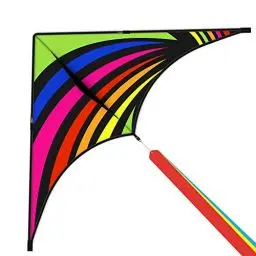 Produktbild: Mint's Colorful Life Delta Drachen Flugdrachen für Kinder und Erwachsene, extrem einfach zu Fliegender Drachen mit 2 Bändern und 300 Fuß Drachenschnur, der Beste Drachen für Anfänger