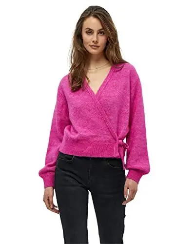 Produktbild: Minus Damen Dita Wickel-strickjacke 5 Pink Xs