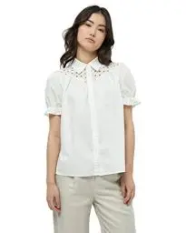 Produktbild: Minus Damen Dottiline Bluse, 235 Cloud Dancer, 38