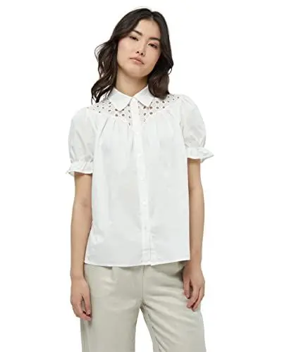 Produktbild: Minus Damen Dottiline Bluse, 235 Cloud Dancer, 38
