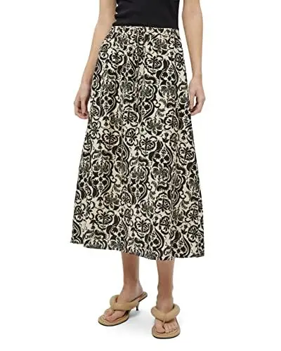 Produktbild: Minus Damen Lizia 4 Midirock, 9015P Sand Gray Print, 44