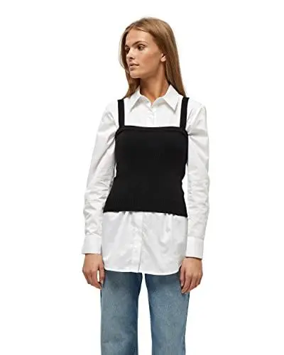 Produktbild: Minus Damen Mary Stricktop, 100 Black, XL