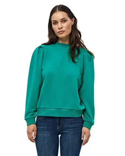 Produktbild: Minus Mika Crew Neck Lange Ärmel Sweat Pullover | Pullover Damen In Grün | Frühling Pulli Damen | Größe M