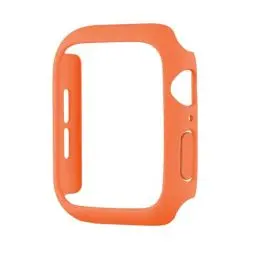Produktbild: MINUUISCT Kompatibel mit Apple Watch Series 10 46MM Hülle, ultradünnes Hart-PC-Stoßgehäuse, Rundum-Kantenschutzrahmen (KEIN Displayschutz) für iWatch-Zubehör, Orange