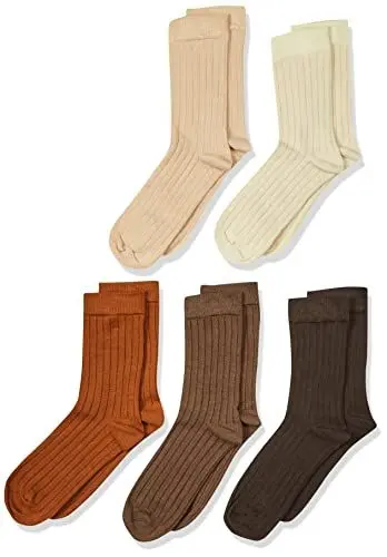 Produktbild: MINYMO Unisex Kids Ankle Bamboo (5-Pack) Socken aus Bambus-Viscose, Cocoa Brown, 23 (5er Pack)