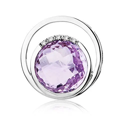 Produktbild: Miore Anhänger 585 Weißgold mit Amethyst und 5 Brillanten 0,02ct MG4008P