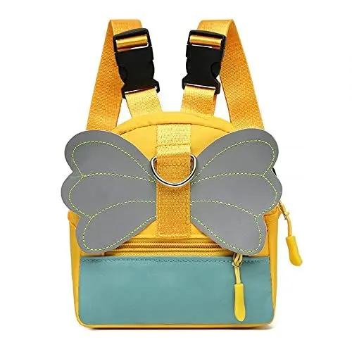 Produktbild: MiOYOOW Hund Selbstrucksack, Nylon Hunde-Rucksack mit D-förmiger Schnalle zum Aufhängen Einer Leine und Reflektieren, Einstellbar Haustier-Rucksack für Reisen Wandern Camping