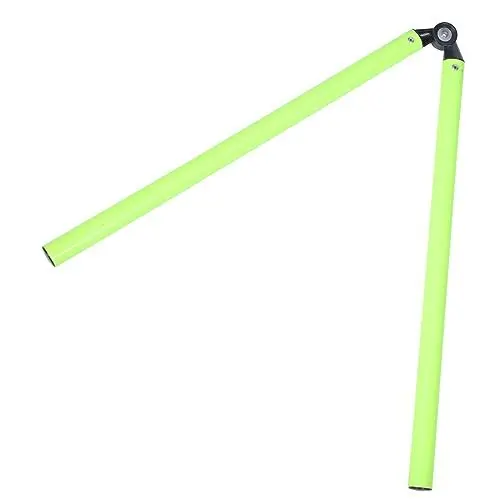 Produktbild: Mipcase 1 Satz Trainingsstange Fußballtraining Hinterhof Tonhöhe Üben Ausbildung Rute Für Den Sport Sportliche Rute Basketball-geschicklichkeitszeichenstange Sportrute Green Plastik