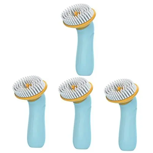 Produktbild: Mipcase 4 Stück Badebürste Für Haustiere Badehandschuh Für Haustiere Welpenwaschbürste Haustier-Shampoo Multitools Waschbürste Für Haustiere Tierhaarbürste Tragbar Reinigungsbürste Abs