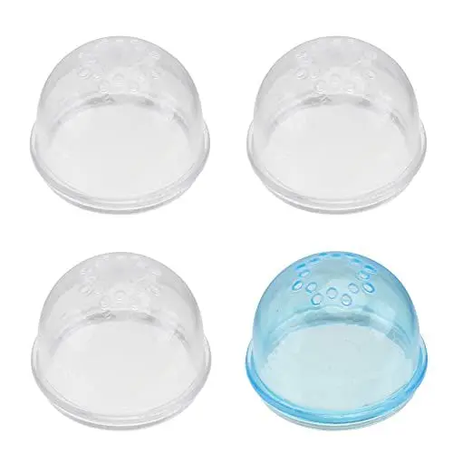 Produktbild: Mipcase 4 Stück Hamster-Rohrstopfen Zubehör Cat-Röhren und Tunnel Hamsterröhren Spielzeug Haustier Käfigrohrenden Käfigtunnelstopper Sport Stecker einstellen Endkappe Plastik