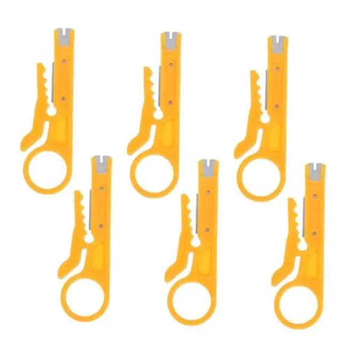 Produktbild: Mipcase 6-teiliges Mini-abisolierwerkzeug, Hand-abisolierwerkzeug, Schnell-stripper Für Elektrische Und Fahrzeugkabel, Hocheffiziente Präzisionszange