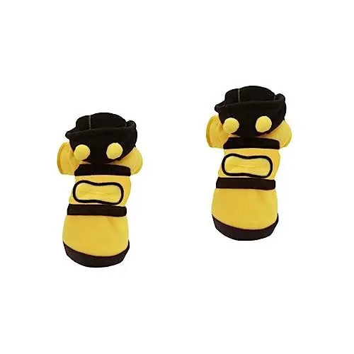 Produktbild: Mipcase Hunde Bienen Kostü 2-Teiliges Welpen-Outfit Haustier-Kleidung Bluse Body Rollenspiel-Kostü Halloween-Hunde-Einteiler-Kleidung Biene Cosplay-Kleidung Kleidung Hunde-Kleidung