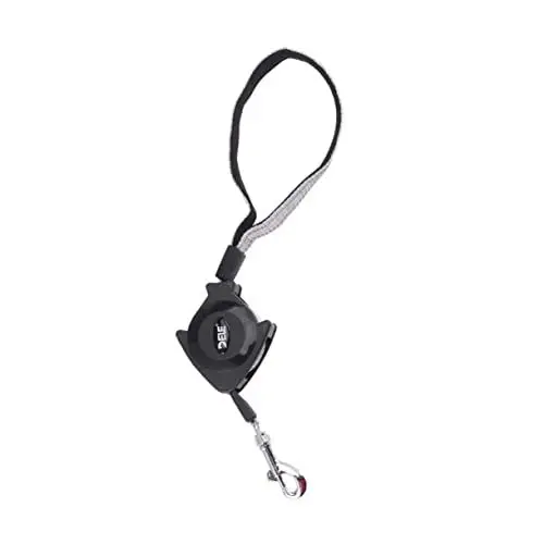 Produktbild: Mipcase Hundeleine Einziehbar Katze Hund Schwarz Gradfreie Joggen Hände/Nylon L Automatischer Zug Einziehbar Für Größe Hunde Gürtel Band Mittel Teleskopisch Hundeleine Aufroller