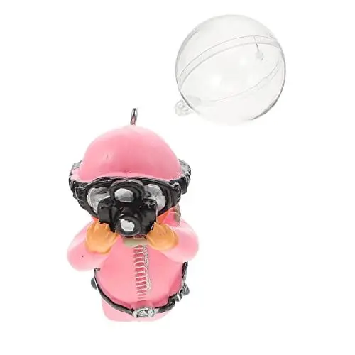 Produktbild: Mipcase Taucher Im Aquarium Taucherfigur Aquariensprudler Unterwasserspielzeug Taucherstatue Aquarium Schwimmendes Handwerk Zubehör Für Betta-aquarien Grüner PVC Felsen Klein