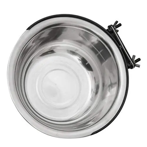 Produktbild: Mipcase Hundewassernapf Für Käfig 250 Ml Slow Bowl Hängenapf Aus Edelstahl Mit Einfacher Installation Für Haustiere